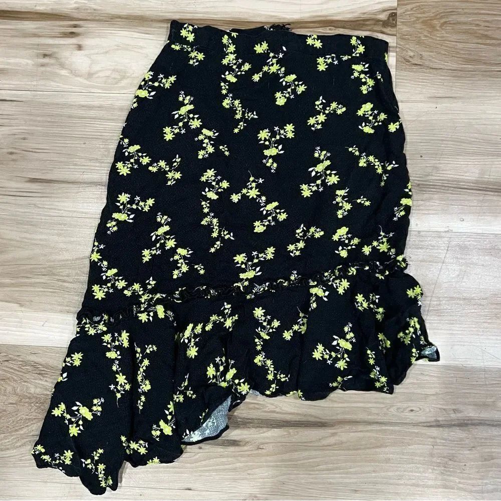 BP. Asymmetrical Floral Skirt Women’s Small